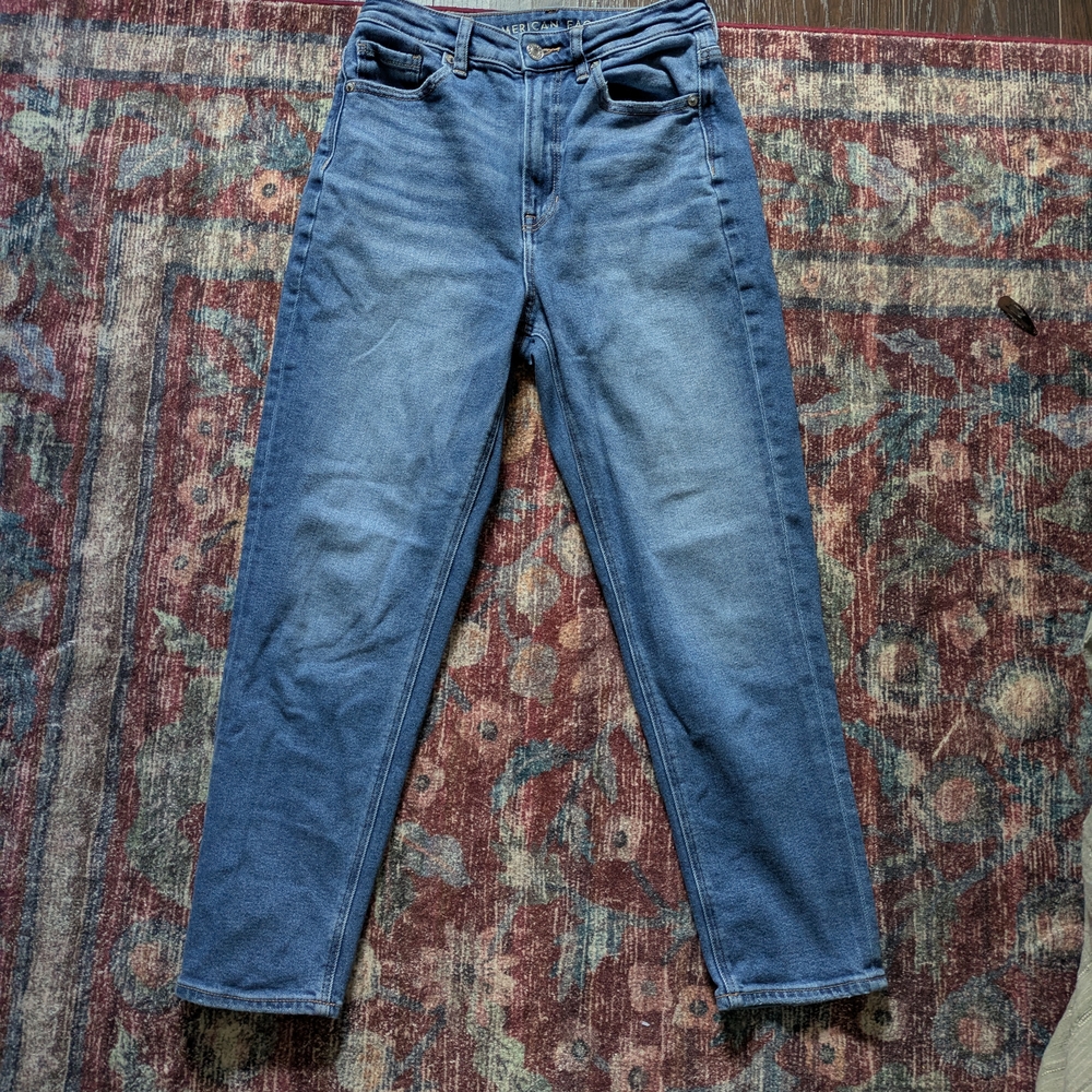 American Eagle Outfitters High Rise Blue Jeans